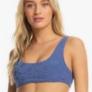 Vince Camuto S lavender bikini bottom & Deep purple M ROXY textured Bikini TOP